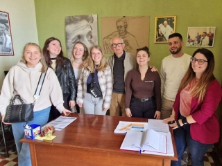 Studenti belgi in visita presso l'Associazione Matrangolo